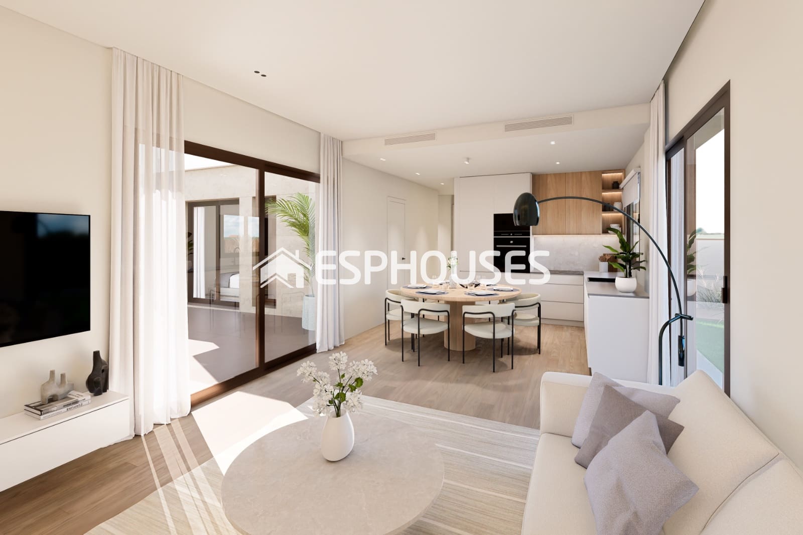 3 sypialnia Willa na sprzedaż w Los Alcazares z basenem garażem - 429 000 € (Ref: 9677709)