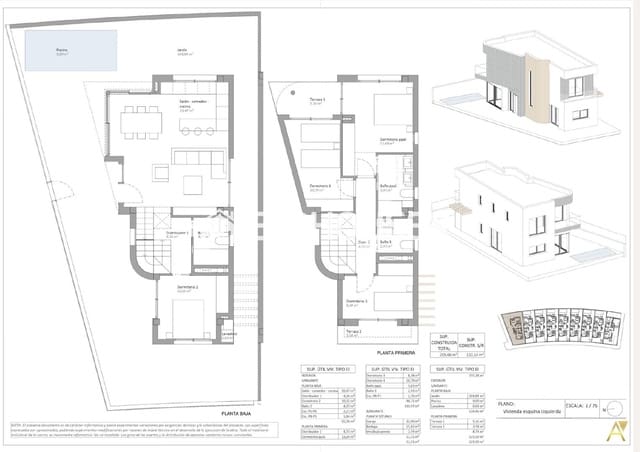 4 sypialnia Willa na sprzedaż w El Hornillo, Aguilas z basenem garażem - 485 000 € (Ref: 9683187)