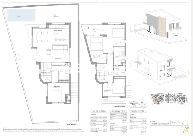 4 soveværelse Villa til salg i El Hornillo, Aguilas med swimmingpool garage - € 485.000 (Ref: 9683187)