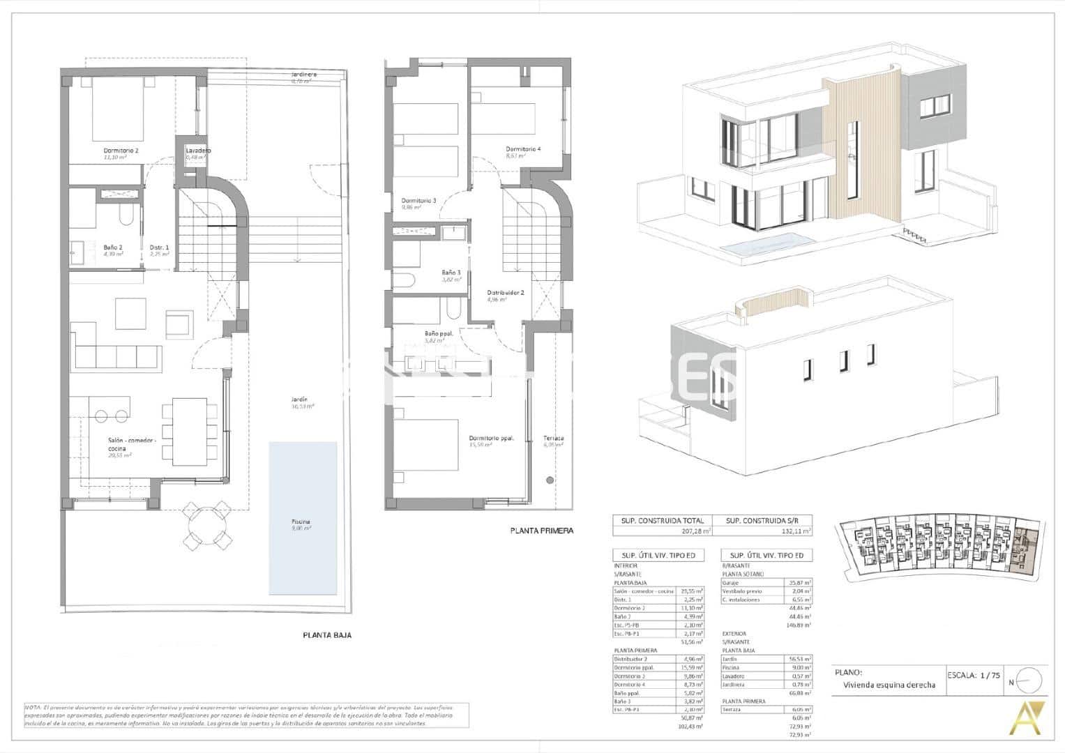 4 bedroom Villa for sale in Aguilas with pool garage - € 455,000 (Ref: 9683188)