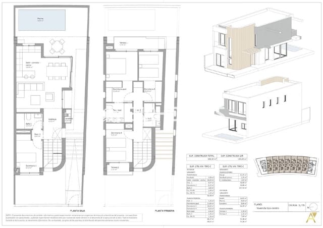 4 soverom Villa til salgs i El Hornillo, Aguilas med svømmebasseng garasje - € 399 000 (Ref: 9683189)