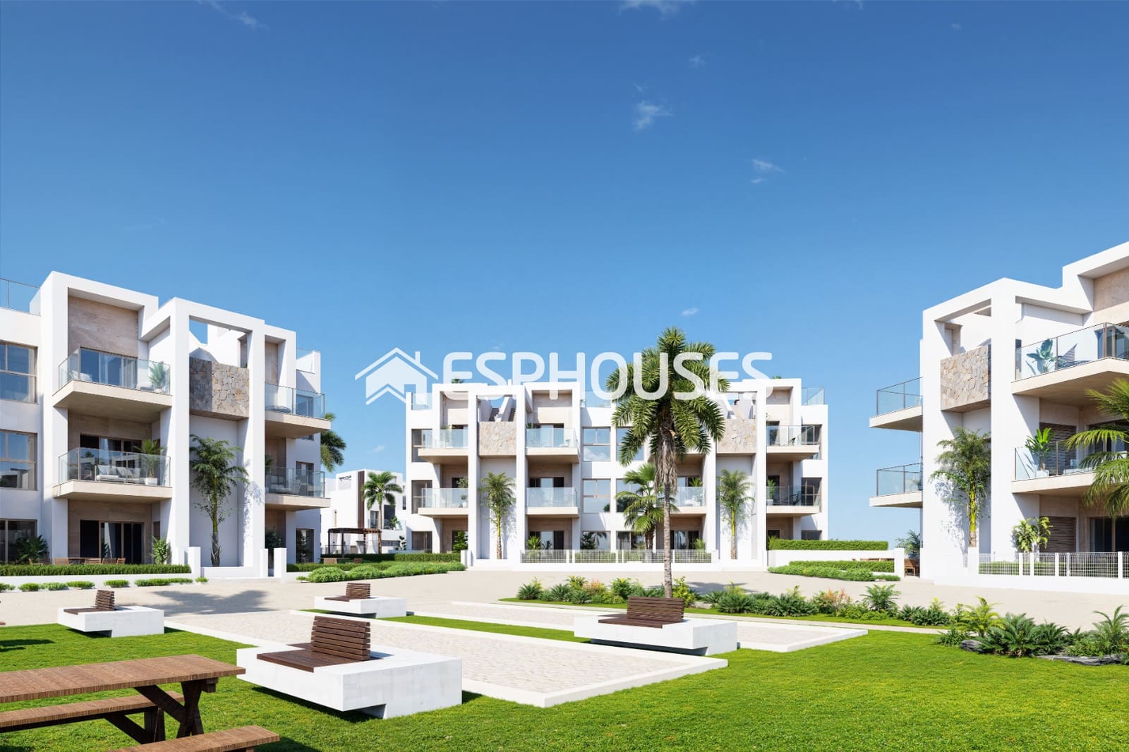 2 soveværelse Lejlighed til salg i Los Alcazares med swimmingpool garage - € 329.000 (Ref: 9683194)