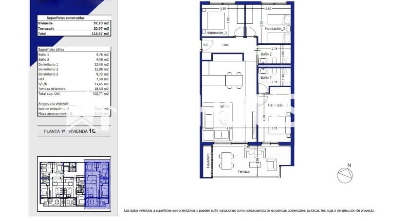 3 Zimmer Apartment zu verkaufen in La Villajoyosa / Vila Joiosa mit Pool Garage - 362.250 € (Ref: 9720285)