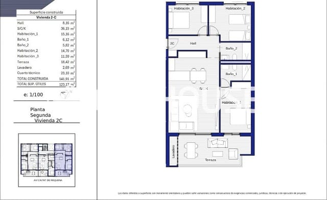 3 soverom Leilighet til salgs i Platja Vila Joiosa - Platja de Torres, La Villajoyosa / Vila Joiosa med svømmebasseng garasje - € 383 250 (Ref: 9720286)