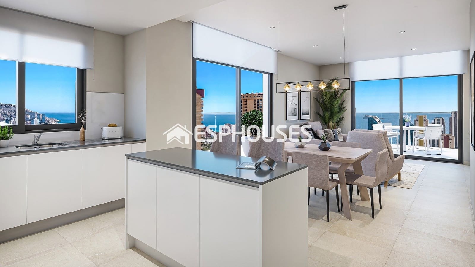 3 sovrum Lägenhet till salu i Benidorm med pool garage - 595 000 € (Ref: 9720289)