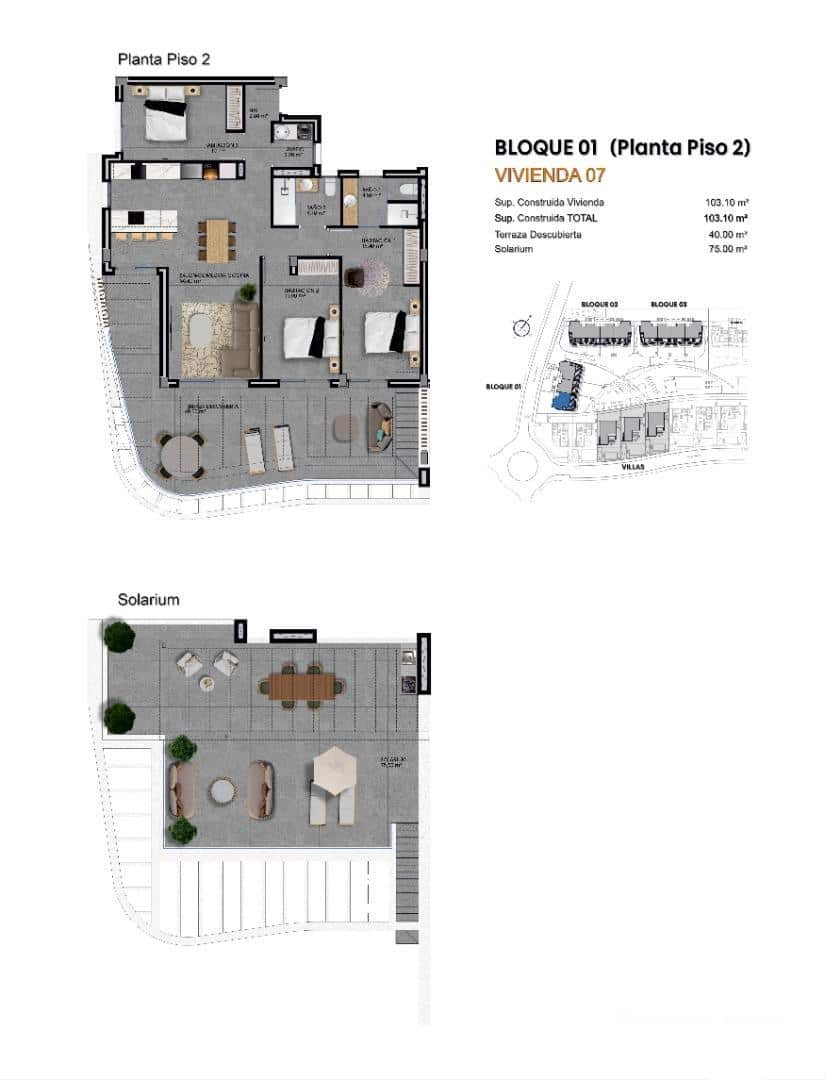 Apartamento de 3 habitaciones en Finestrat en venta con piscina garaje - 565.000 € (Ref: 9744201)