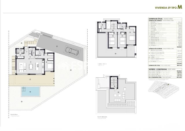 3 soveværelse Villa til salg i Polop med swimmingpool garage - € 939.000 (Ref: 9773369)