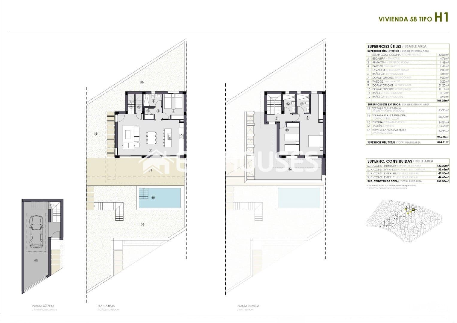 3 slaapkamer Villa te koop in Polop met zwembad garage - € 674.700 (Ref: 9773370)