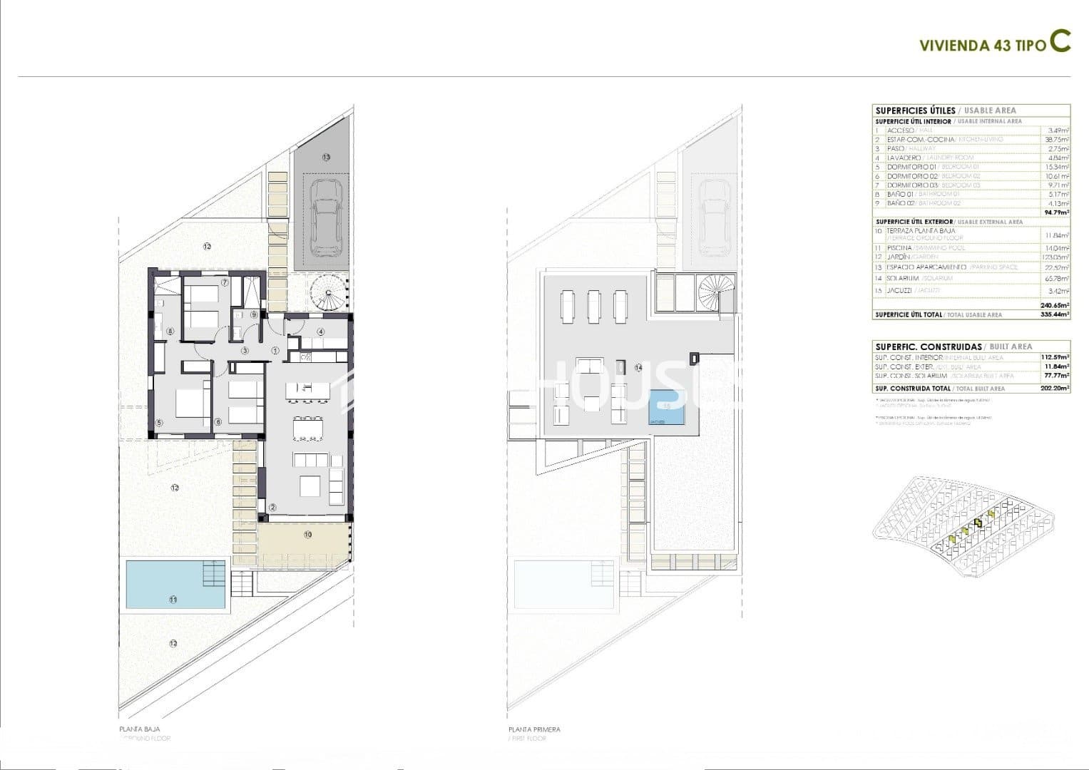 3 soverom Villa til salgs i Polop med svømmebasseng garasje - € 548 700 (Ref: 9773374)