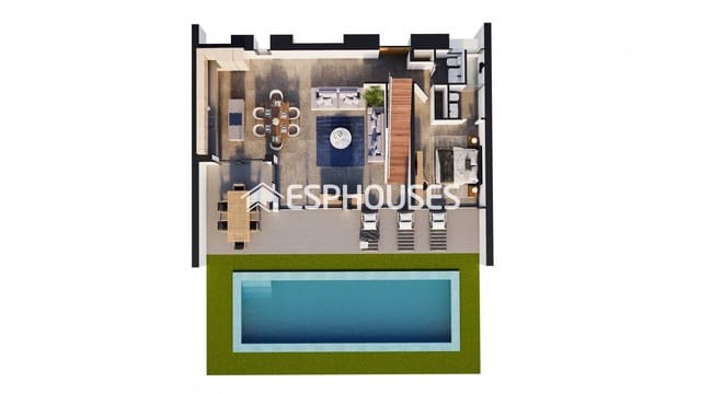 3 soveværelse Villa til salg i Cometa - Carrió, Calpe / Calp med swimmingpool - € 1.099.000 (Ref: 9773387)