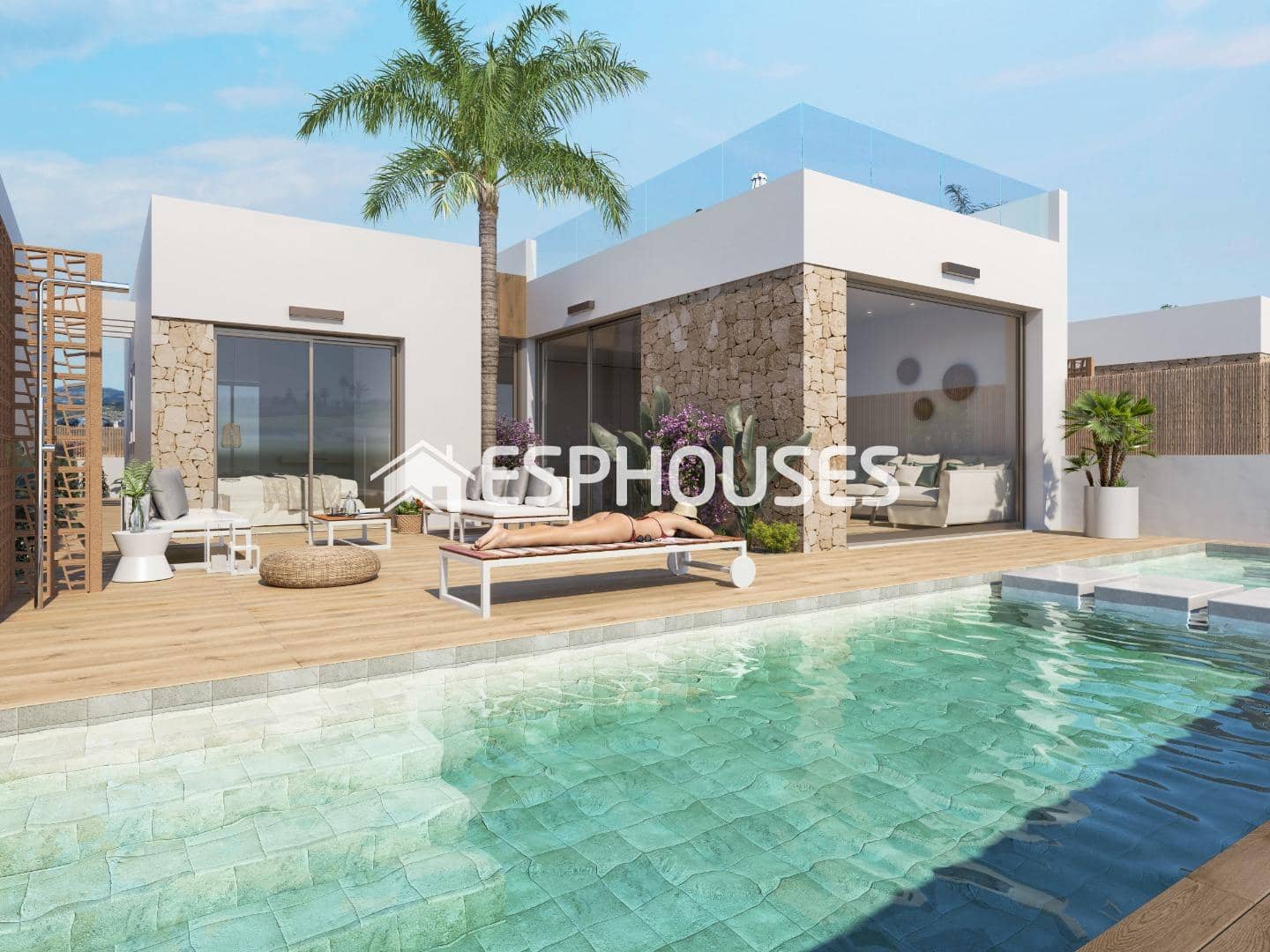 3 sovrum Villa till salu i Los Alcazares med pool garage - 565 000 € (Ref: 9783369)