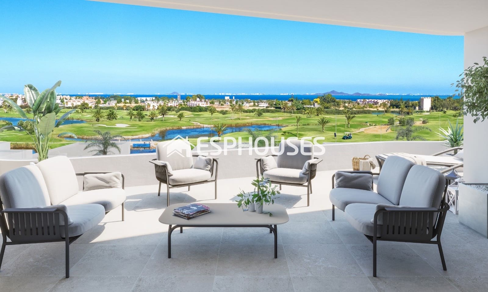 Apartamento de 2 habitaciones en Los Alcázares en venta con piscina garaje - 269.000 € (Ref: 9783372)