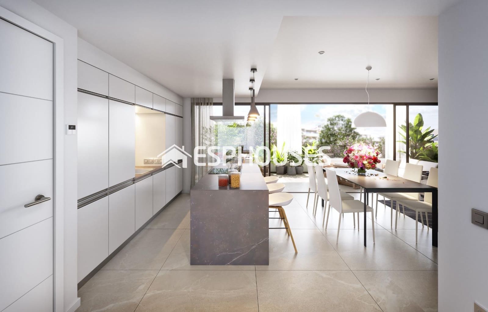 2 makuuhuone Huoneisto myytävänä paikassa San Juan de Alicante / Sant Joan d'Alacant mukana uima-altaan 
autotalli - 479 749 € (Ref: 9783385)