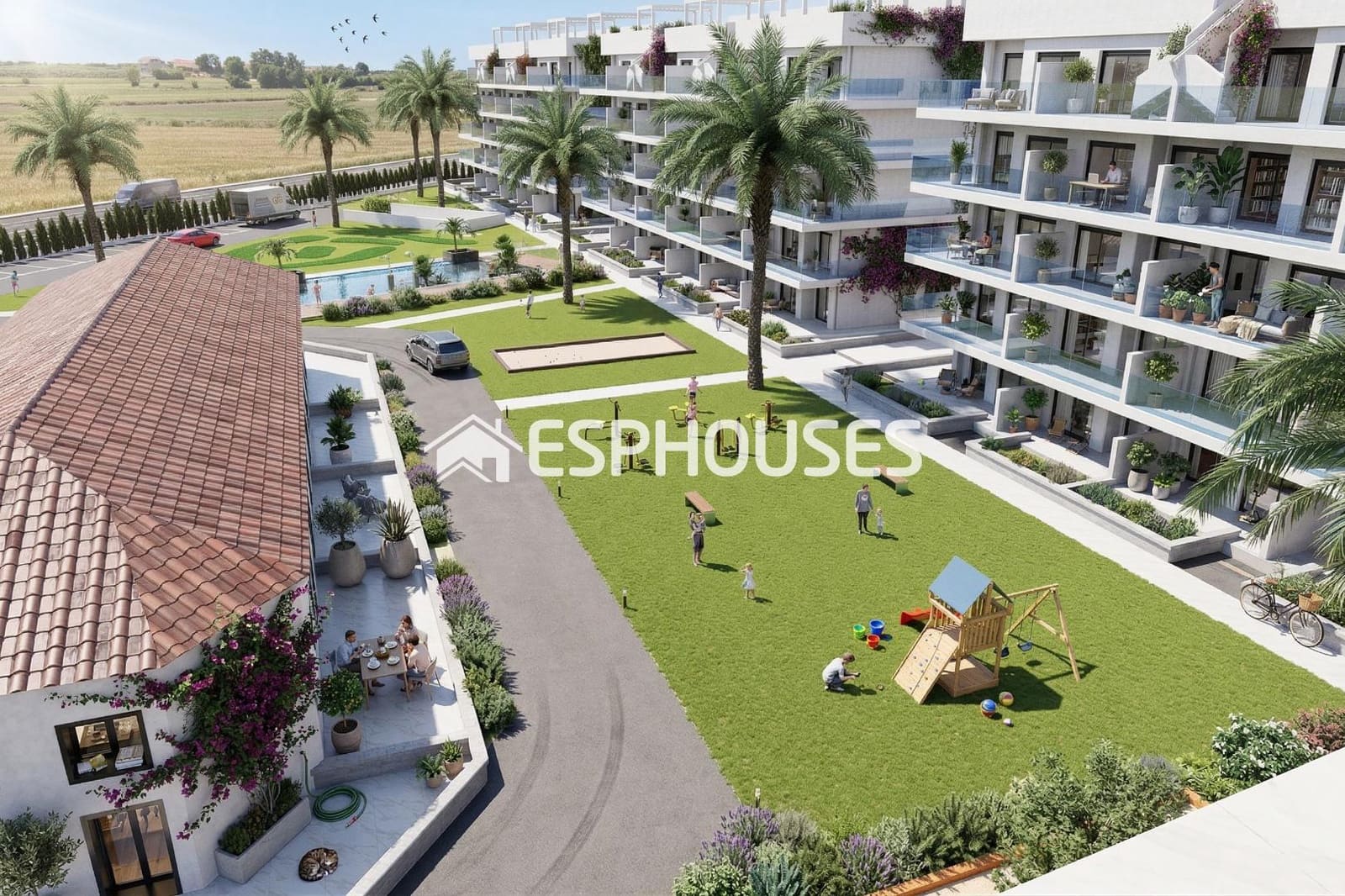 3 soveværelse Lejlighed til salg i Guardamar del Segura med swimmingpool garage - € 332.000 (Ref: 9802692)