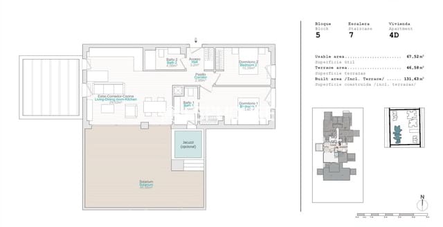 2 soverom Leilighet til salgs i El Vergel / Verger med svømmebasseng garasje - € 465 000 (Ref: 9802699)