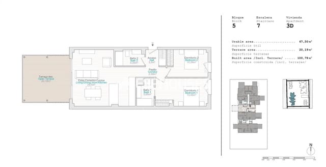 2 soveværelse Lejlighed til salg i El Vergel / Verger med swimmingpool garage - € 341.000 (Ref: 9802701)