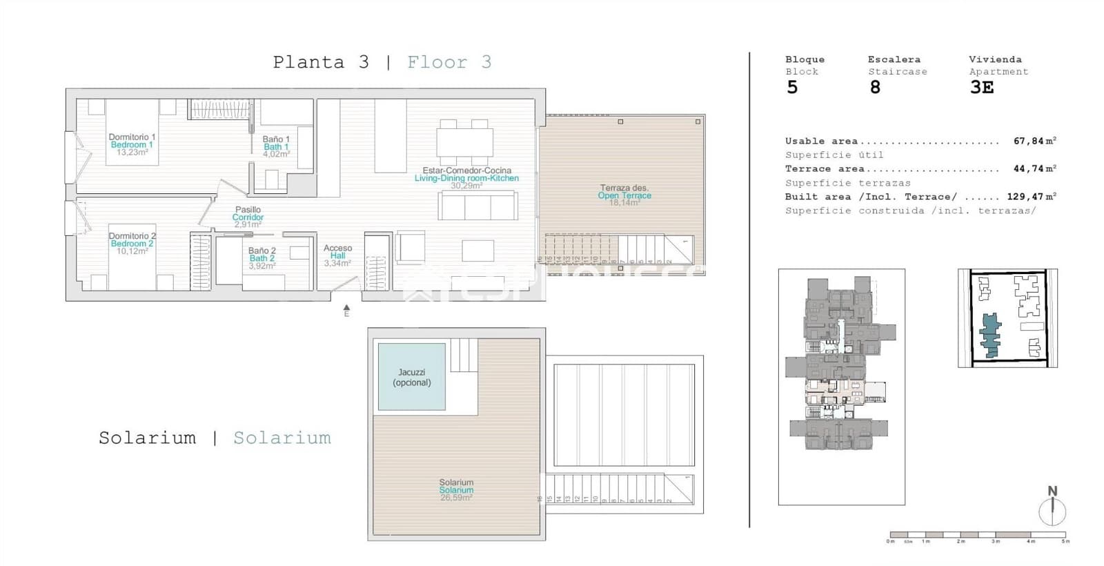 Apartamento de 2 habitaciones en El Vergel / Verger en venta con piscina garaje - 393.000 € (Ref: 9802702)