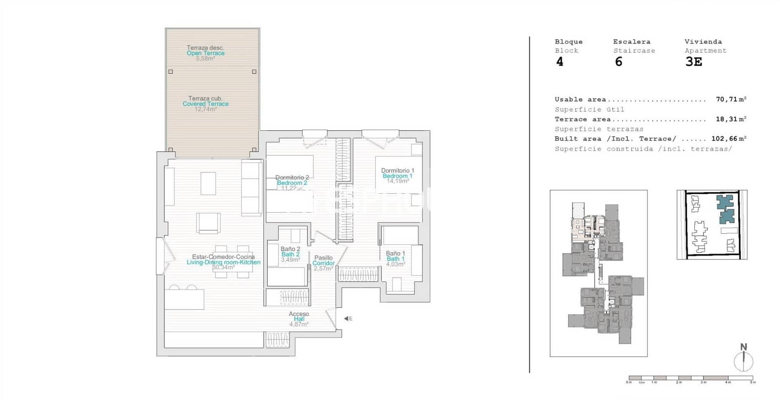2 camera da letto Appartamento in vendita in El Vergel / Verger con piscina garage - 352.000 € (Rif: 9802704)