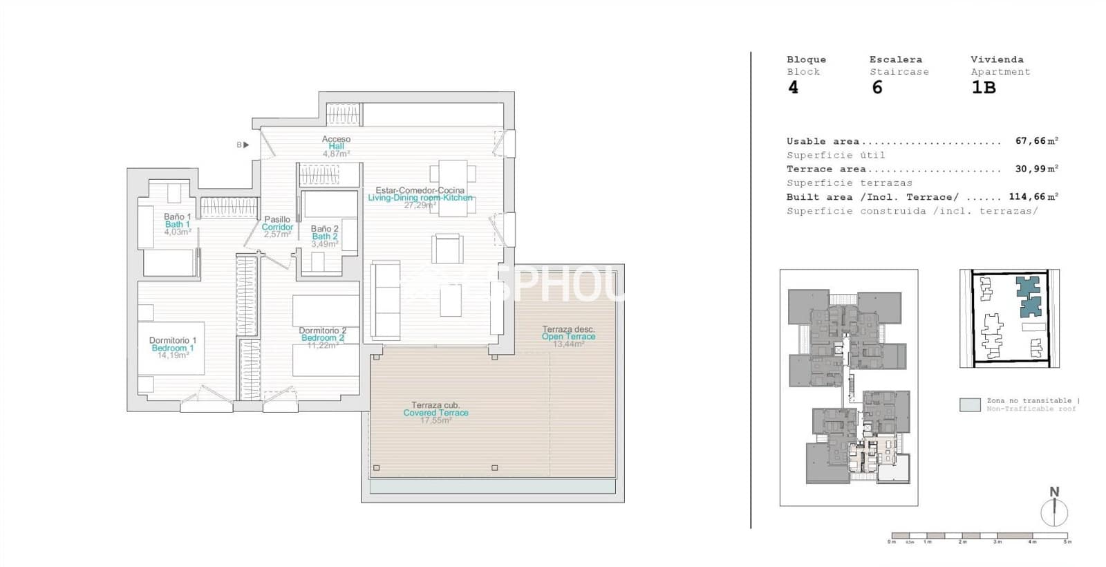 Apartamento de 2 habitaciones en El Vergel / Verger en venta con piscina garaje - 352.000 € (Ref: 9802706)