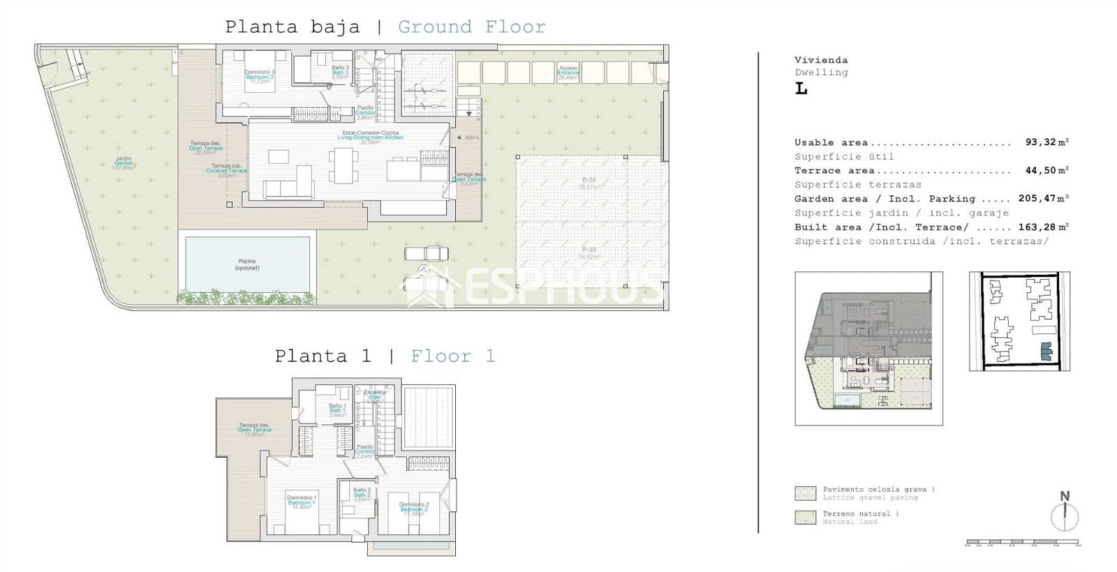 3 bedroom Townhouse for sale in El Vergel / Verger with pool garage - € 507,000 (Ref: 9802707)