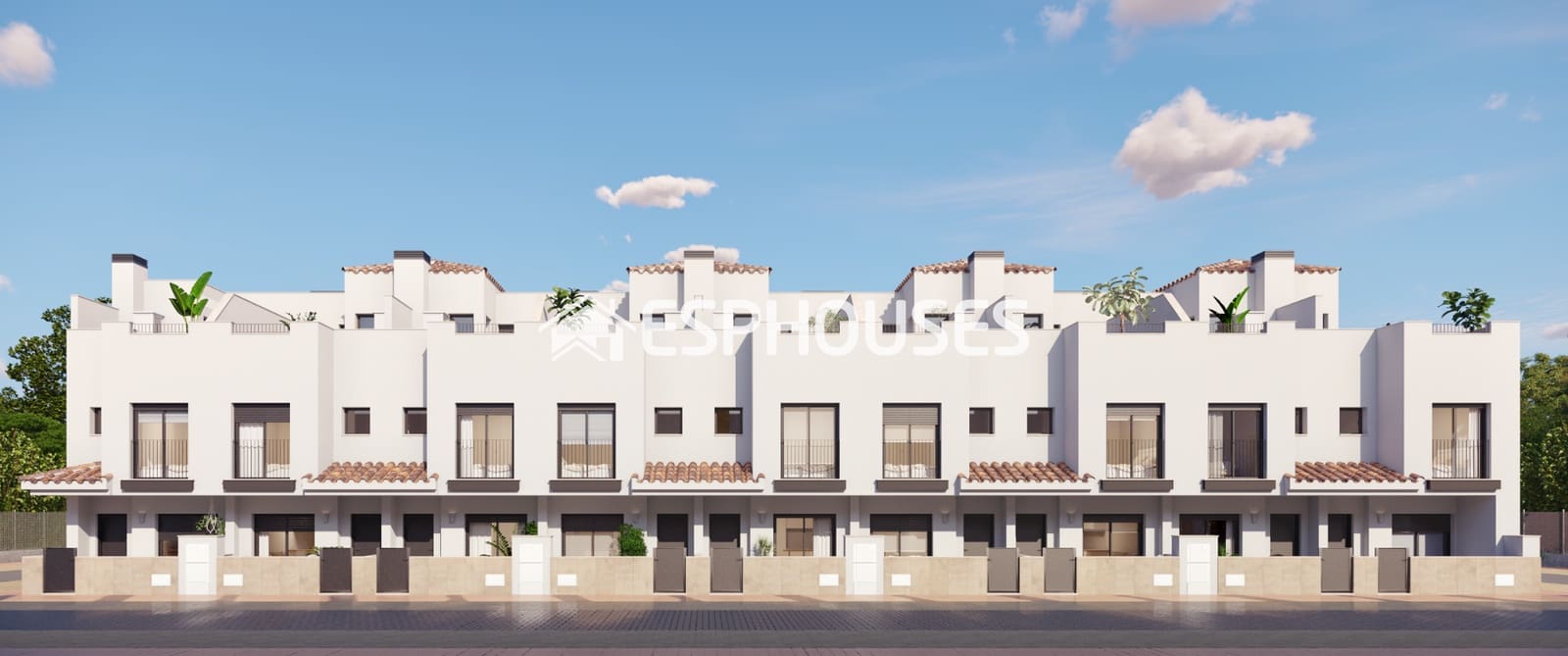 3 sypialnia Dom blizniak na sprzedaż w Torre-Pacheco z basenem garażem - 219 900 € (Ref: 9846707)