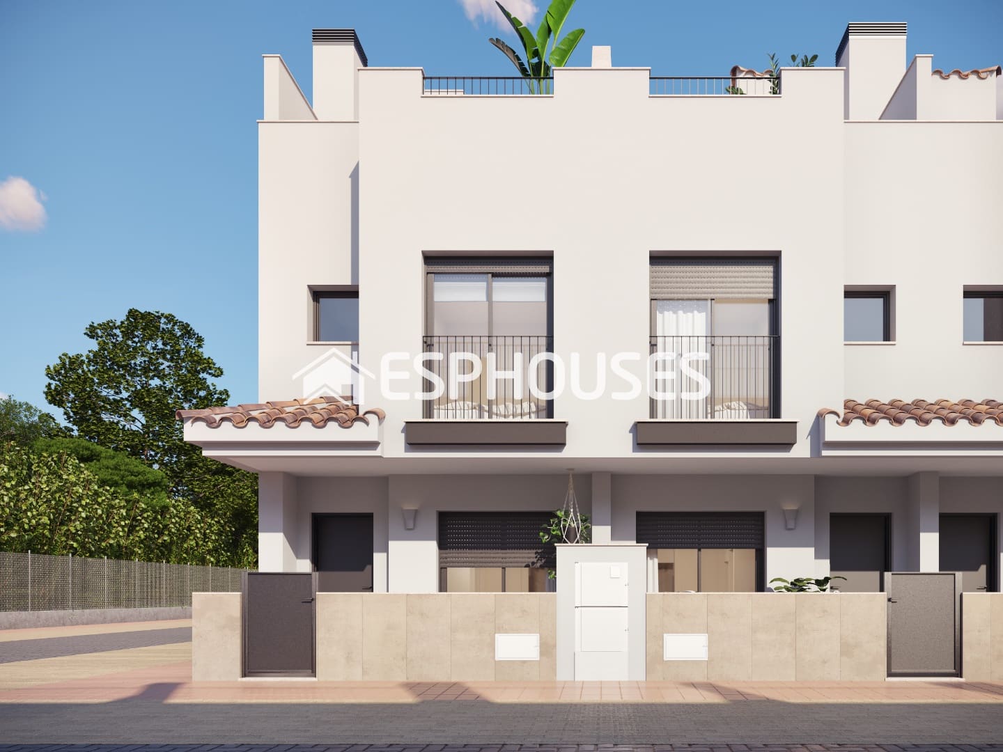 3 sypialnia Dom blizniak na sprzedaż w Torre-Pacheco z basenem garażem - 219 900 € (Ref: 9846707)