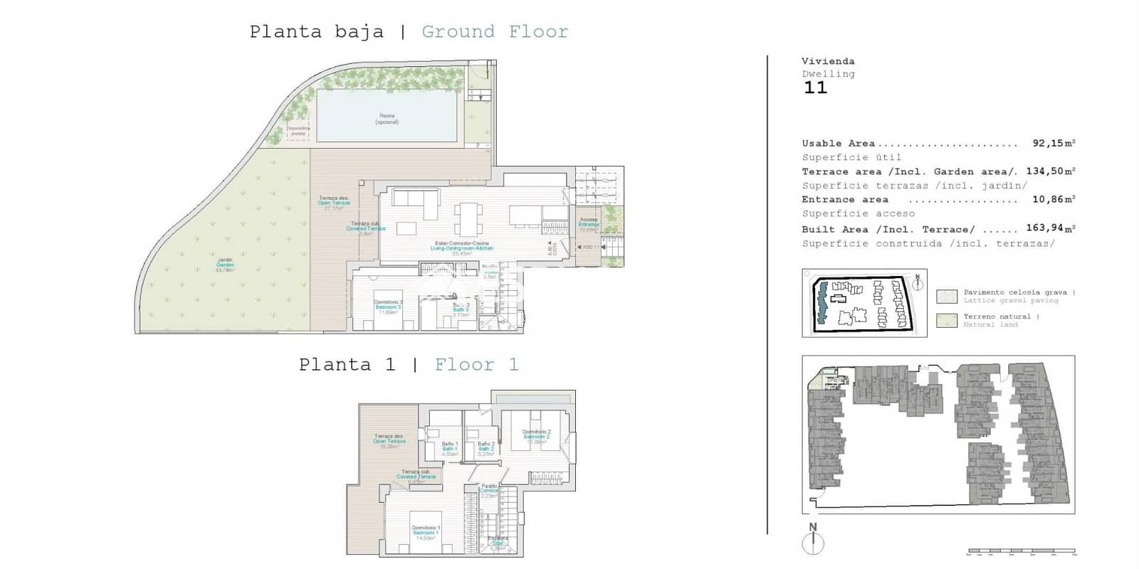 3 soverom Bungalow til salgs i El Vergel / Verger med svømmebasseng garasje - € 515 000 (Ref: 9846708)