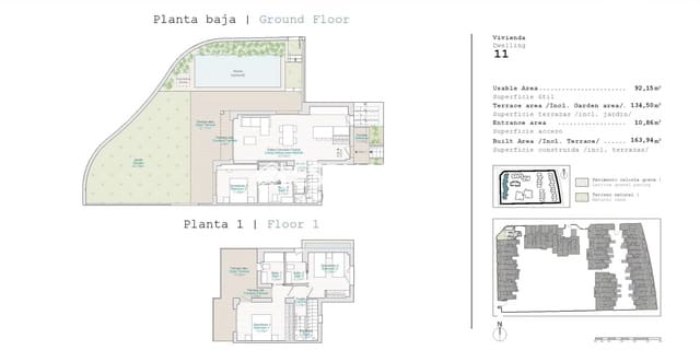 3 soverom Leilighet til salgs i El Vergel / Verger med svømmebasseng garasje - € 515 000 (Ref: 9846708)