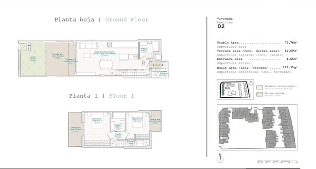 2 soverom Bungalow til salgs i El Vergel / Verger med svømmebasseng garasje - € 369 000 (Ref: 9846710)