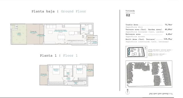 2 soverom Leilighet til salgs i El Vergel / Verger med svømmebasseng garasje - € 369 000 (Ref: 9846710)