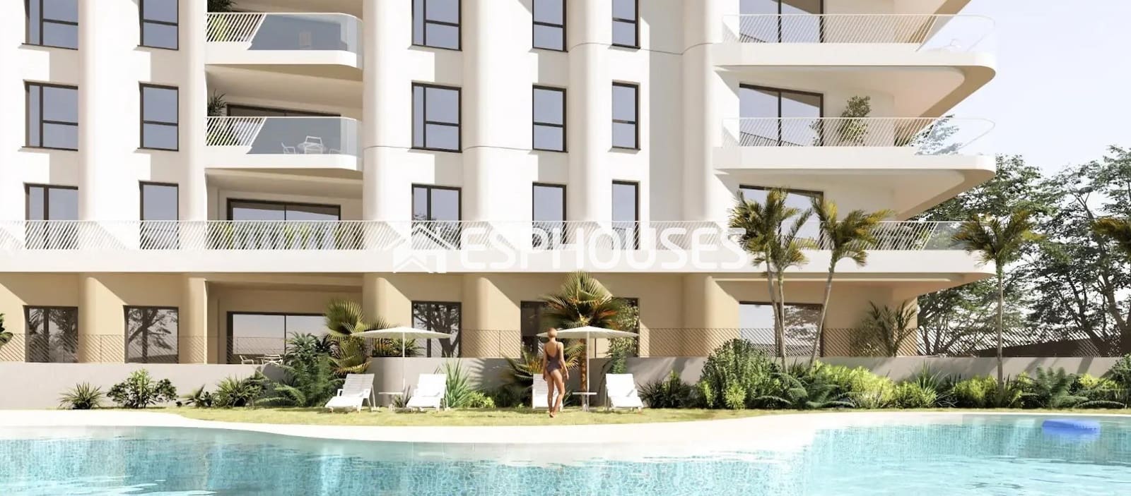 1 slaapkamer Appartement te koop in La Villajoyosa / Vila Joiosa met zwembad garage - € 285.000 (Ref: 9846713)