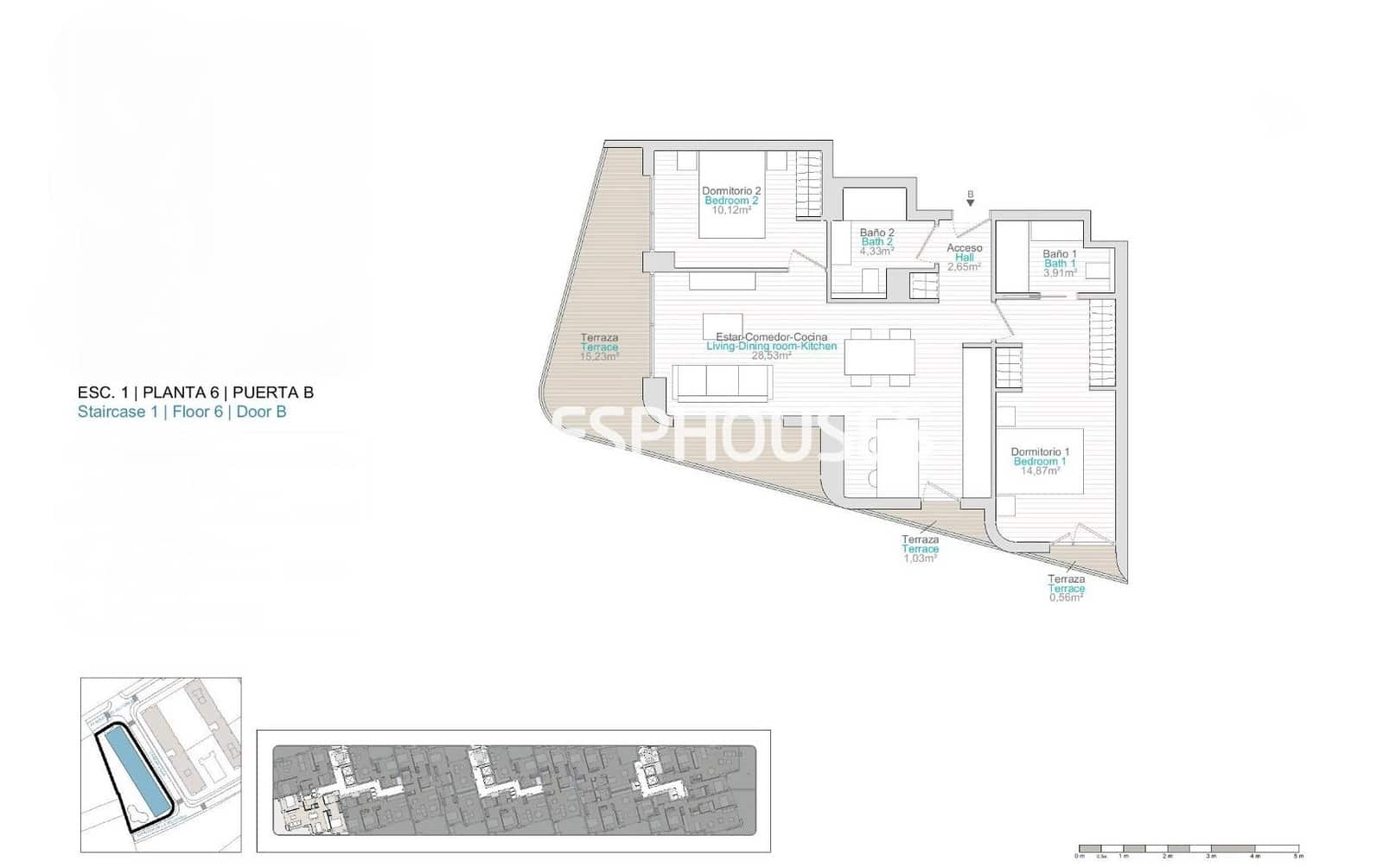 2 quarto Apartamento para venda em La Villajoyosa / Vila Joiosa com piscina garagem - 385 000 € (Ref: 9846714)