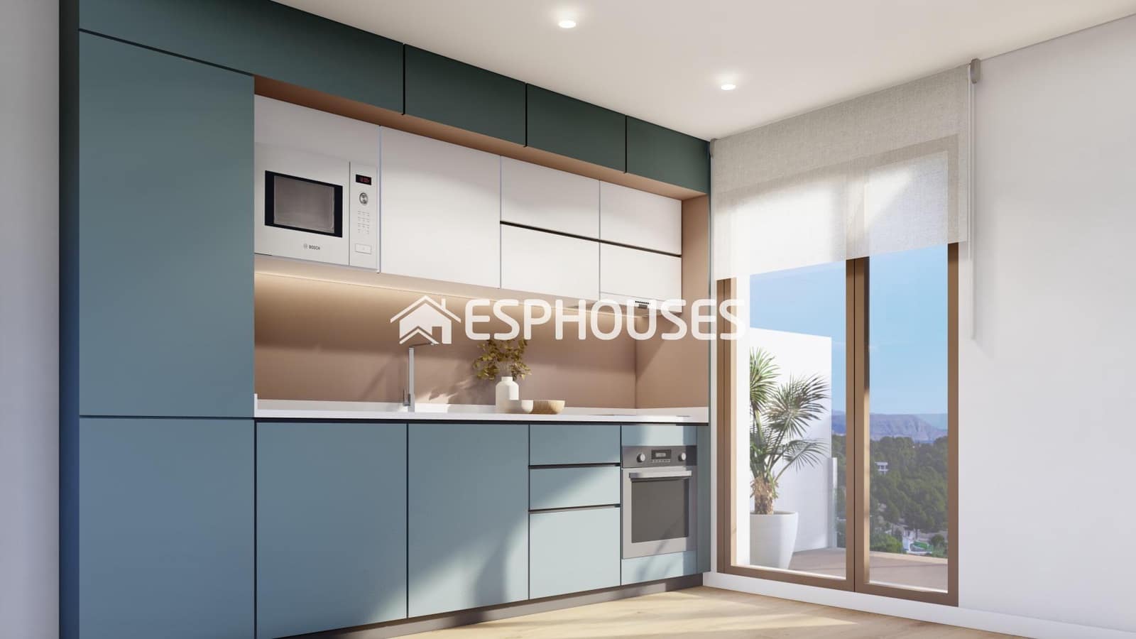 4 makuuhuone Bungalow myytävänä paikassa La Nucia mukana uima-altaan 
autotalli - 551 000 € (Ref: 9846726)