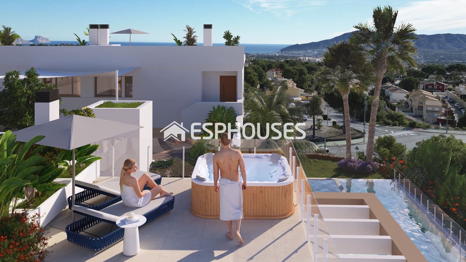 Casa de 4 habitaciones en La Nucia en venta con piscina garaje - 574.000 € (Ref: 9846727)