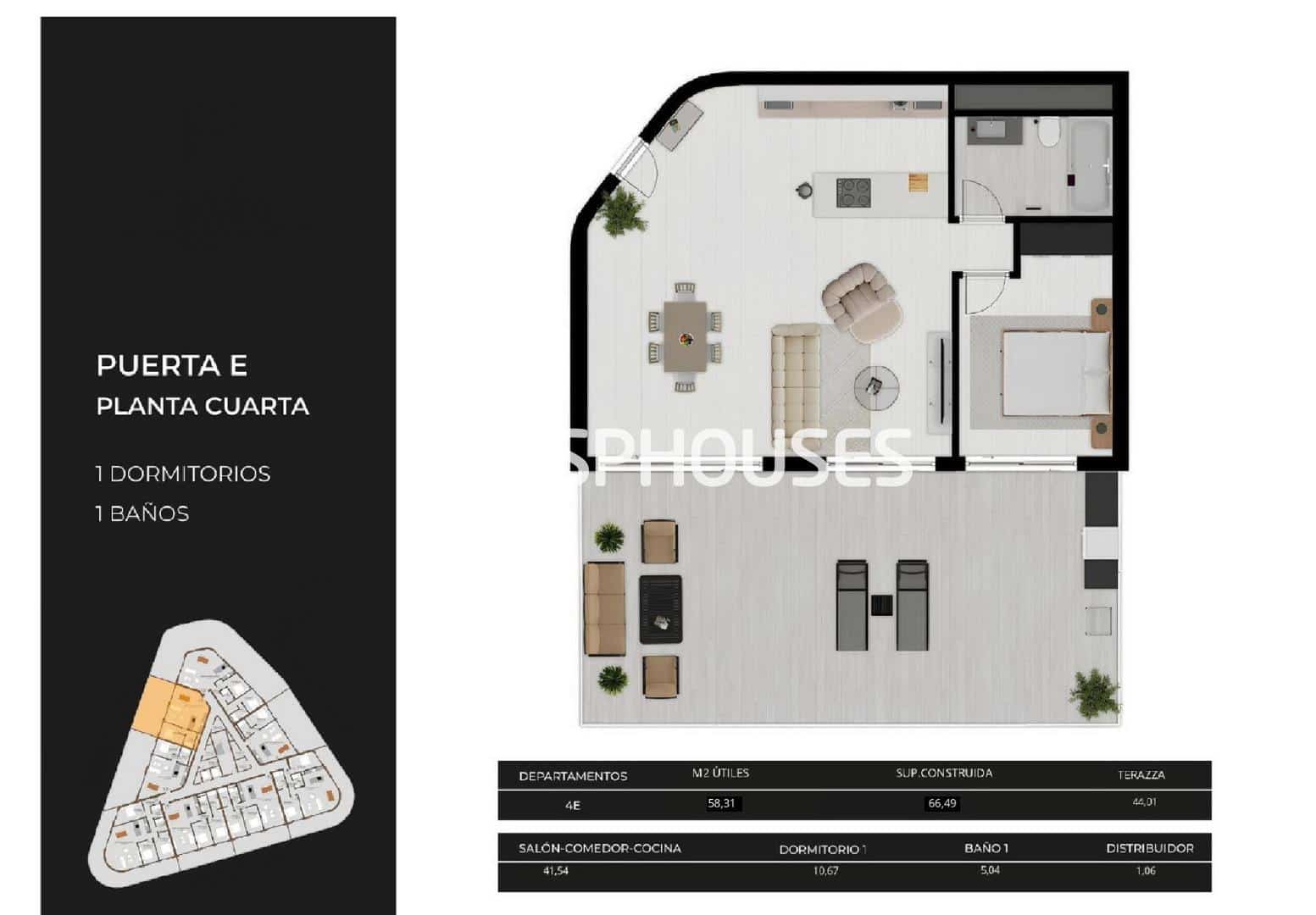 1 slaapkamer Appartement te koop in Calpe / Calp met zwembad garage - € 438.891 (Ref: 9846732)