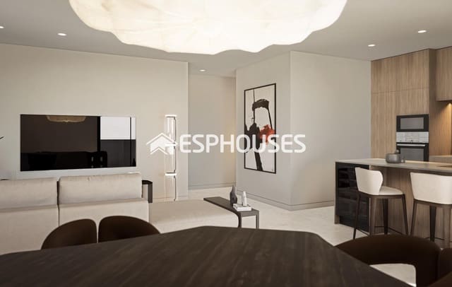 3 sypialnia Apartament na sprzedaż w Pueblo, Calpe / Calp z basenem garażem - 539 261 € (Ref: 9846734)