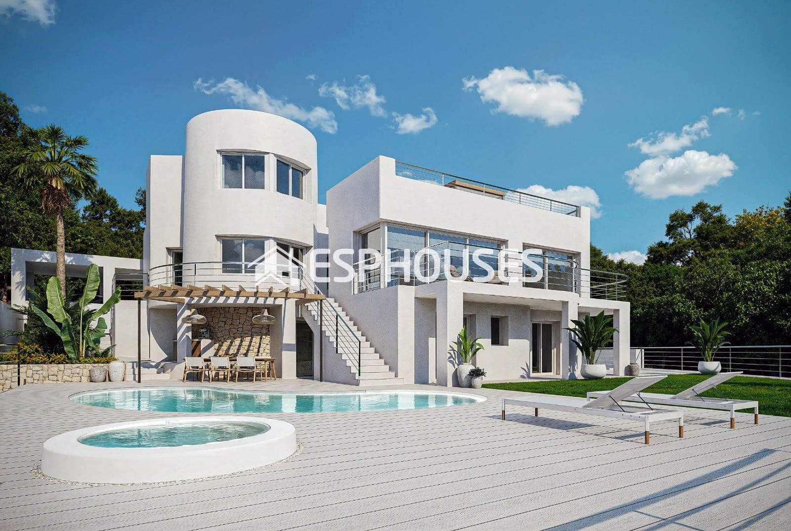 Chalet de 4 habitaciones en Altea en venta con piscina garaje - 2.190.000 € (Ref: 9846737)