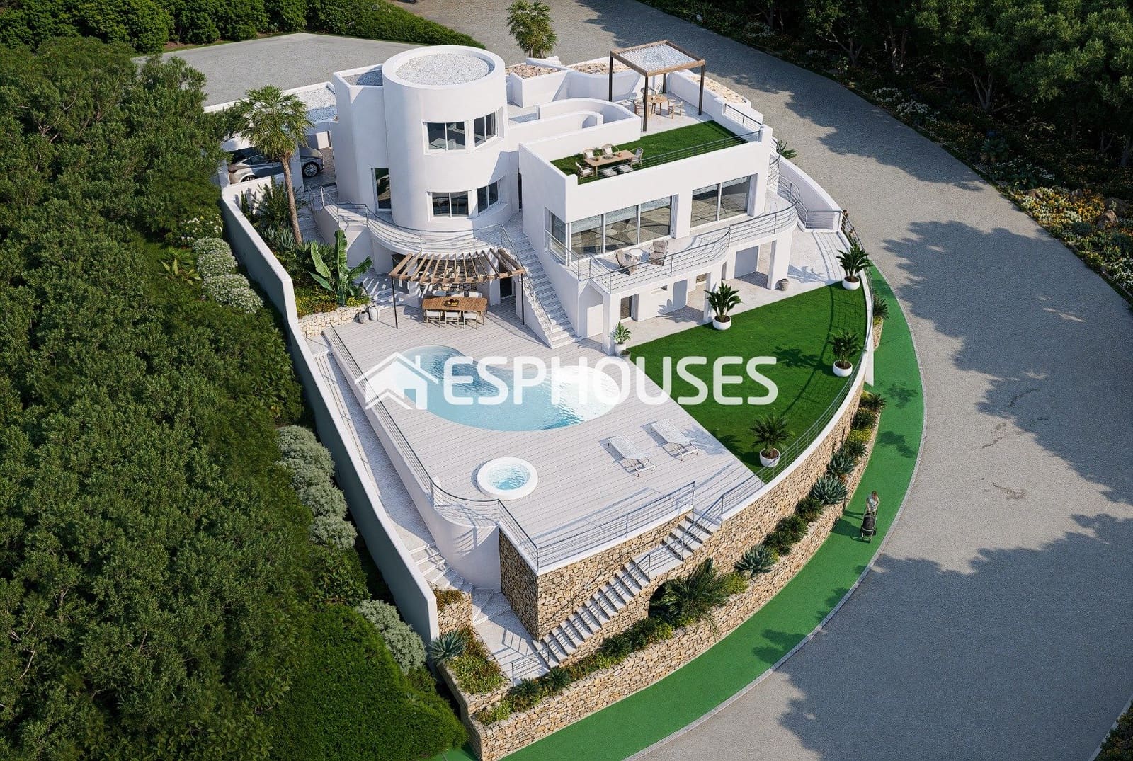Chalet de 4 habitaciones en Altea en venta con piscina garaje - 2.190.000 € (Ref: 9846737)