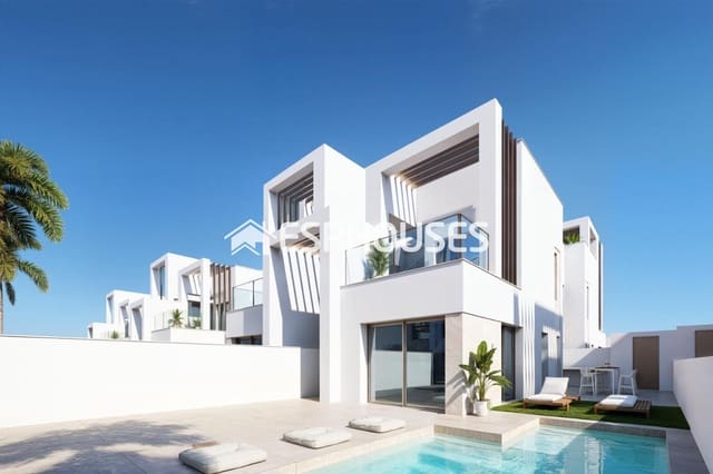 3 chambre Bungalow à vendre à Las Lomas de Rame - Bahía Bella, Los Alcázares avec piscine garage - 465 000 € (Ref: 9846743)