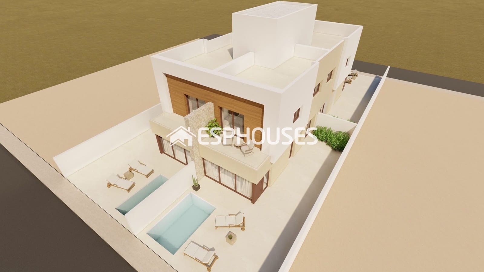 3 soveværelse Byhus til salg i Santiago de la Ribera med swimmingpool garage - € 376.500 (Ref: 9846745)