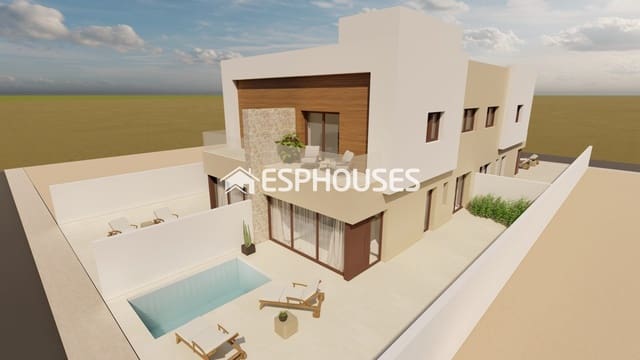 3 soveværelse Byhus til salg i Santiago de la Ribera, San Javier med swimmingpool garage - € 376.500 (Ref: 9846745)