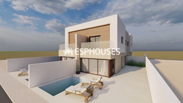 3 soveværelse Byhus til salg i Santiago de la Ribera, San Javier med swimmingpool garage - € 376.500 (Ref: 9846745)