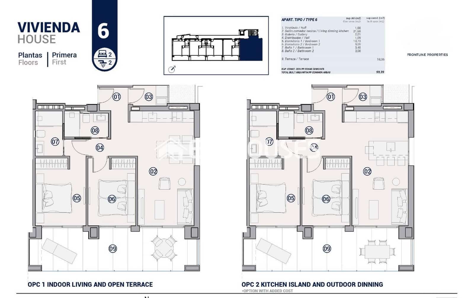 2 soverom Leilighet til salgs i La Villajoyosa / Vila Joiosa med svømmebasseng - € 737 000 (Ref: 9846756)