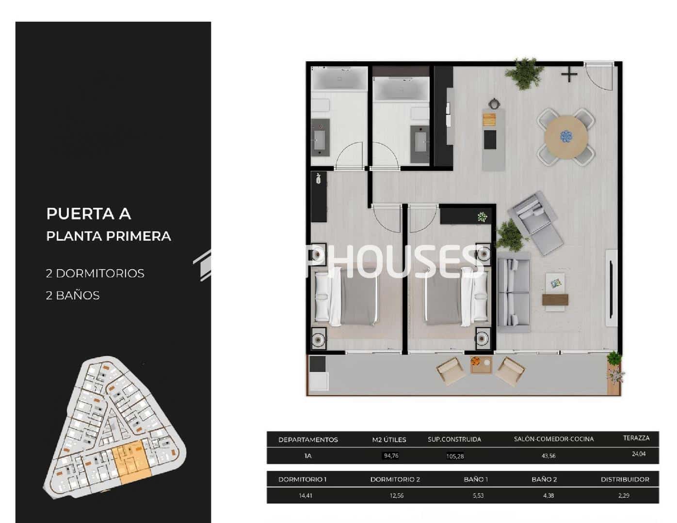2 slaapkamer Appartement te koop in Calpe / Calp met zwembad garage - € 349.000 (Ref: 9846764)