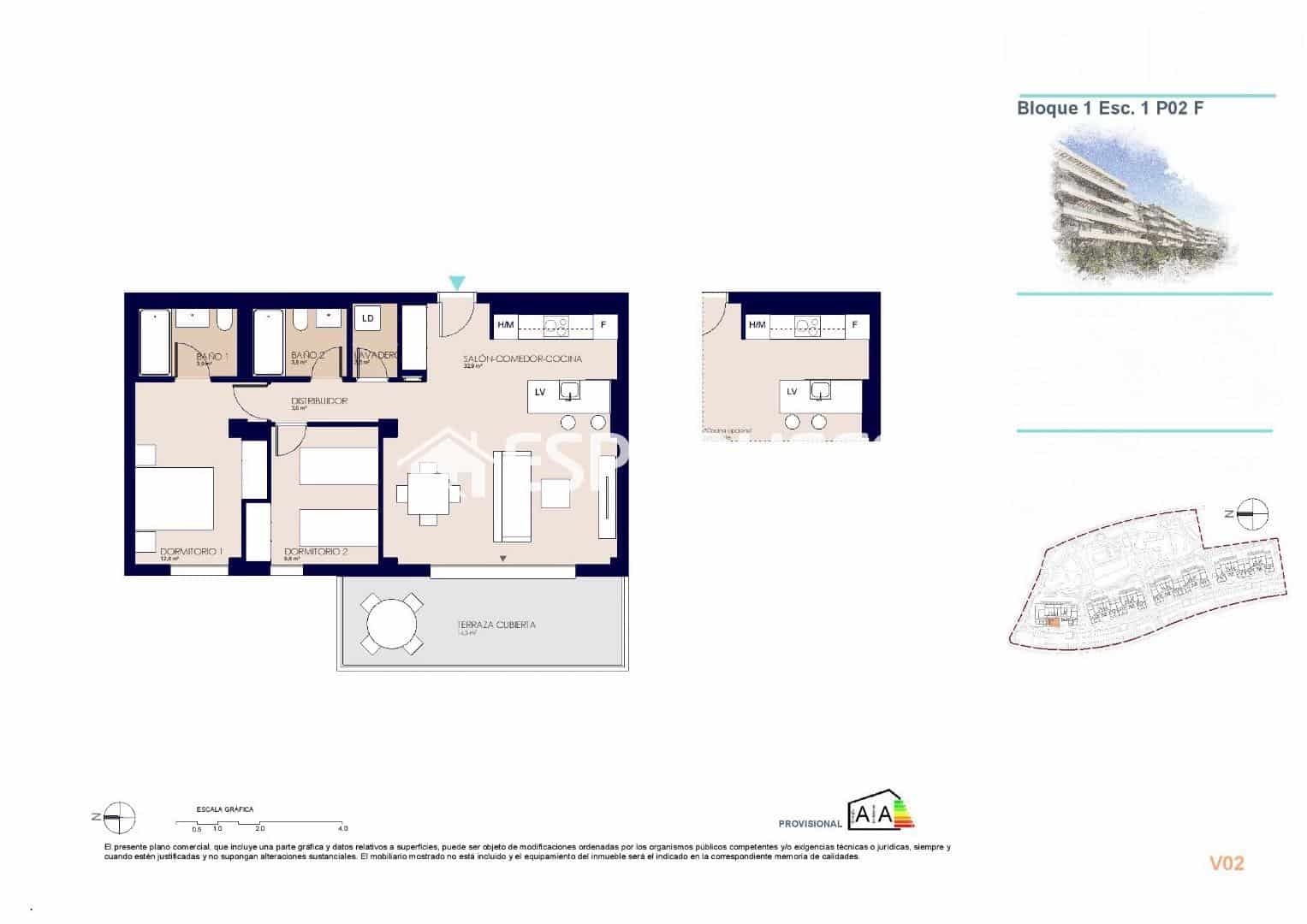 2 bedroom Apartment for sale in El Vergel / Verger with pool garage - € 313,000 (Ref: 9846767)