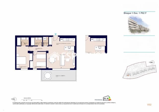 2 slaapkamer Appartement te koop in El Vergel / Verger met zwembad garage - € 313.000 (Ref: 9846767)
