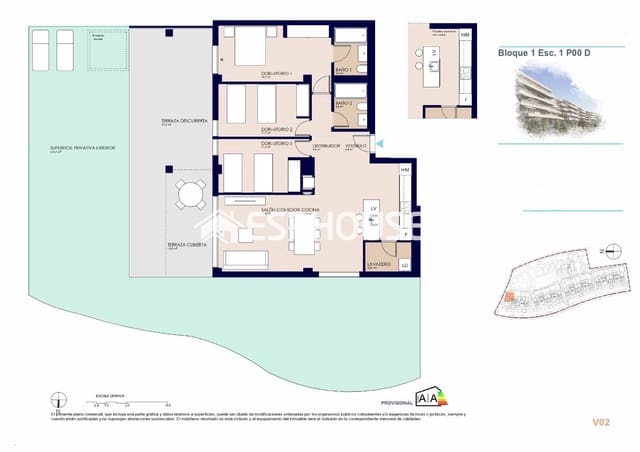 3 soveværelse Lejlighed til salg i El Vergel / Verger med swimmingpool garage - € 491.000 (Ref: 9846768)
