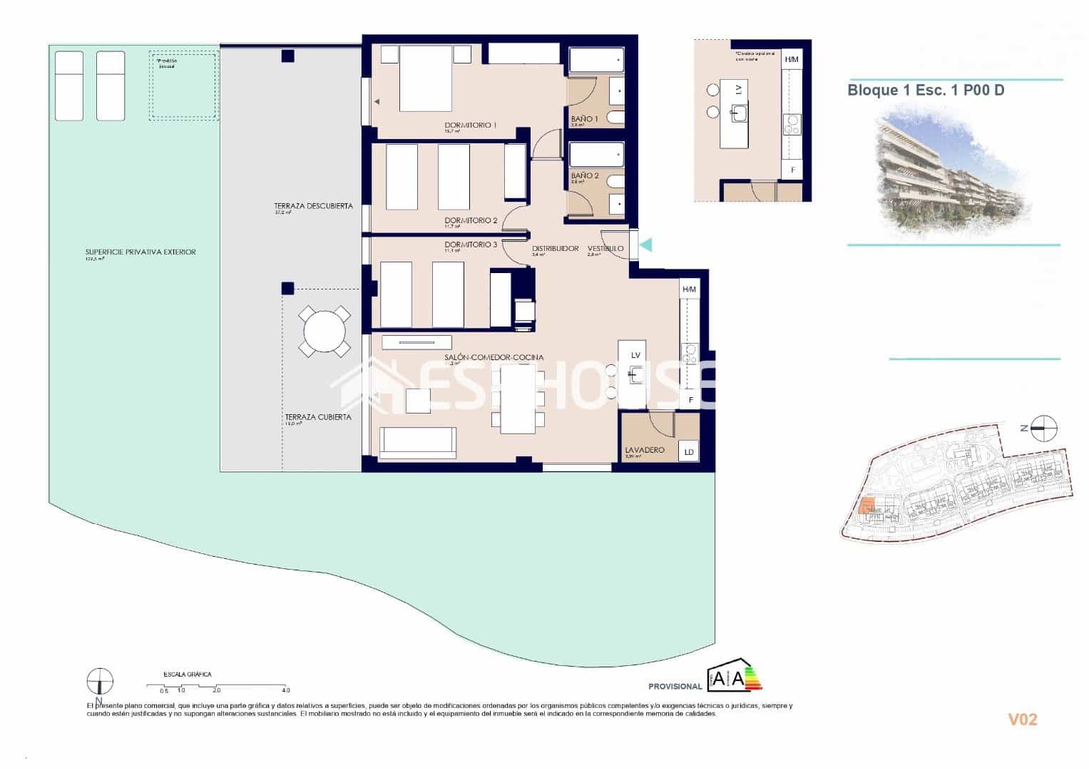 3 bedroom Apartment for sale in El Vergel / Verger with pool garage - € 485,000 (Ref: 9846768)
