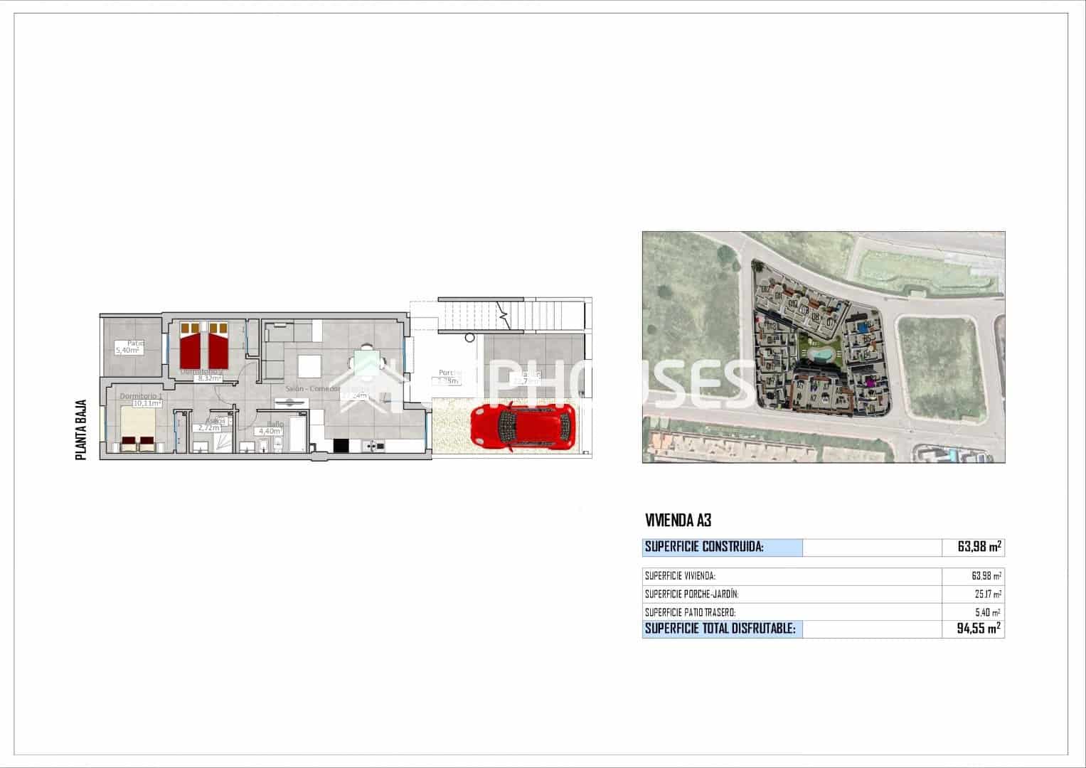 Apartamento de 2 habitaciones en Cox en venta con piscina garaje - 209.000 € (Ref: 9860344)