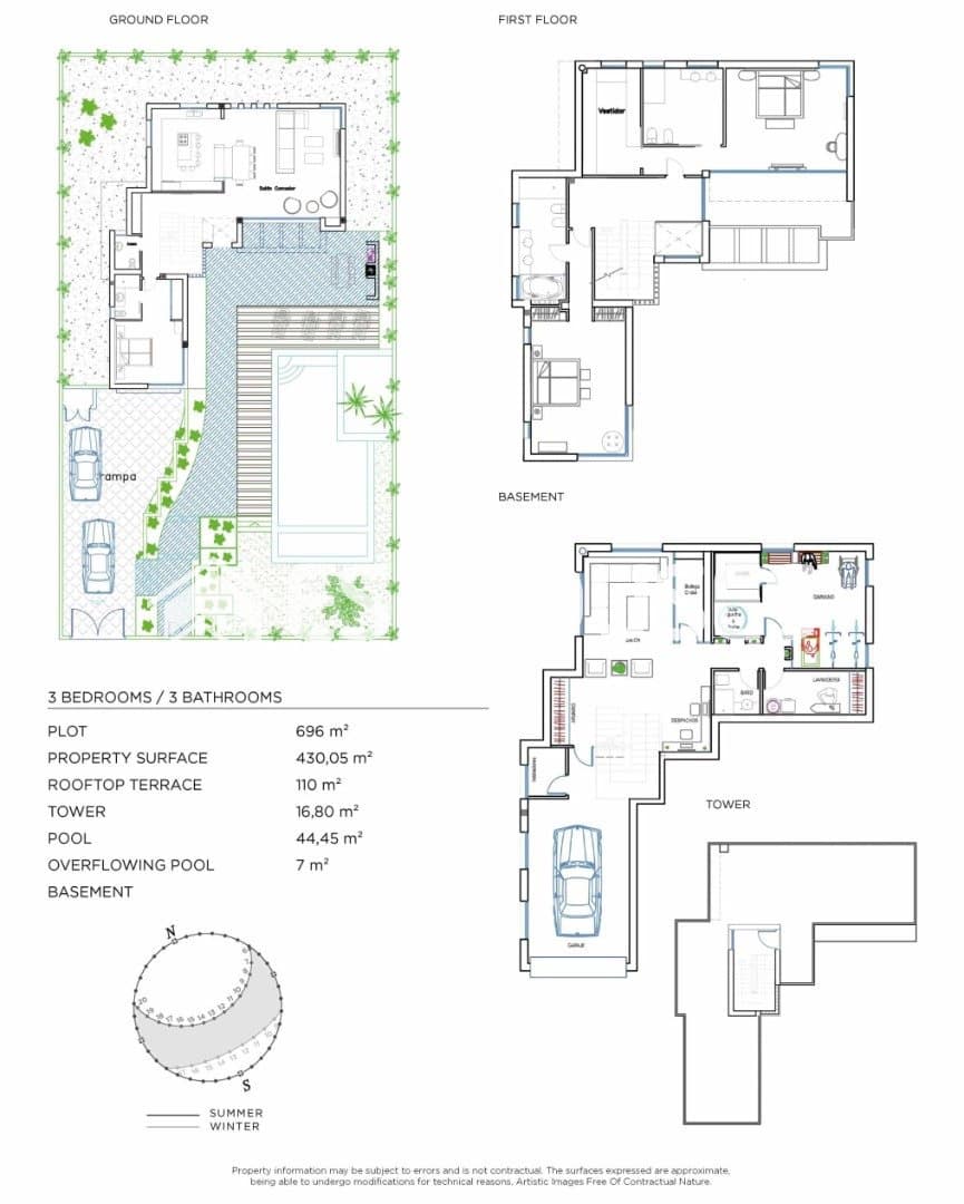 Chalet de 3 habitaciones en La Veleta en venta con piscina - 1.630.000 € (Ref: 9860345)